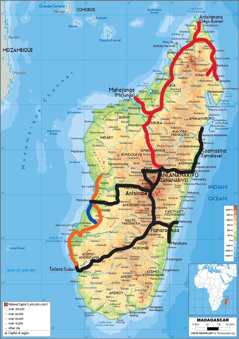 Routes autorisées pour la location d’autochauffeurs