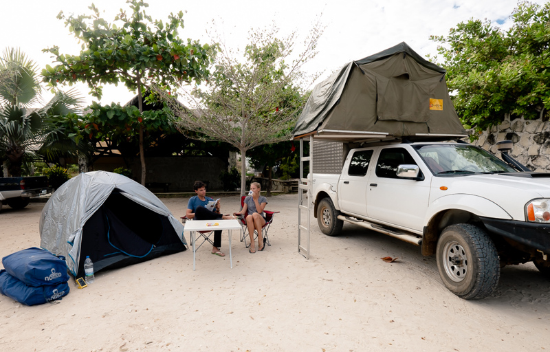 Are campsites widely available in Madagascar?